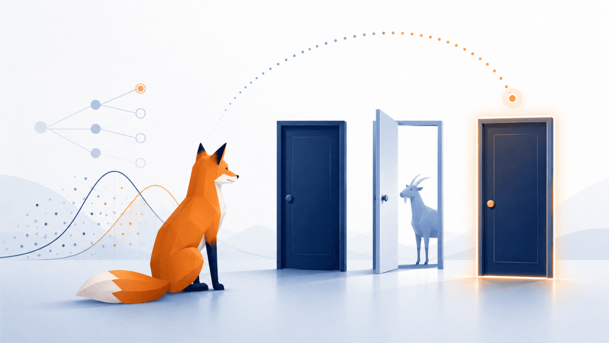 Actualizar creencias: la lección bayesiana de Monty&nbsp;Hall